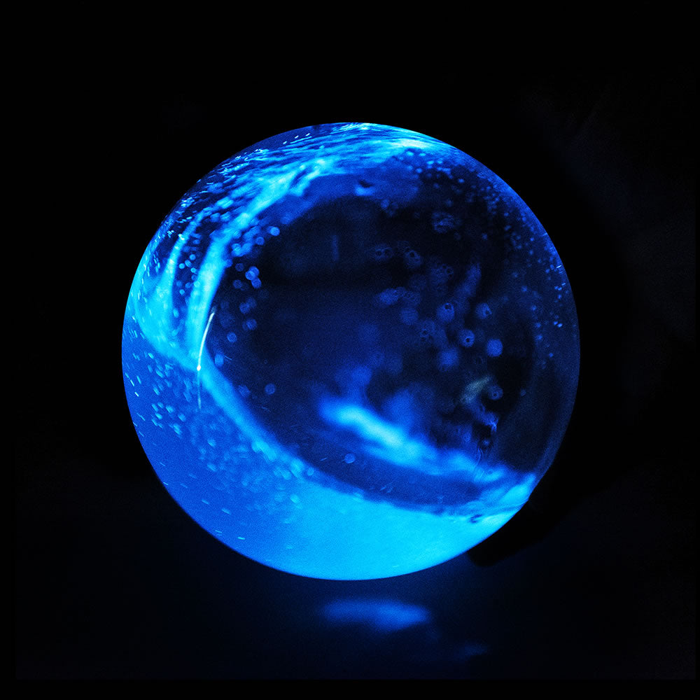 The Living Bioluminescent Globe