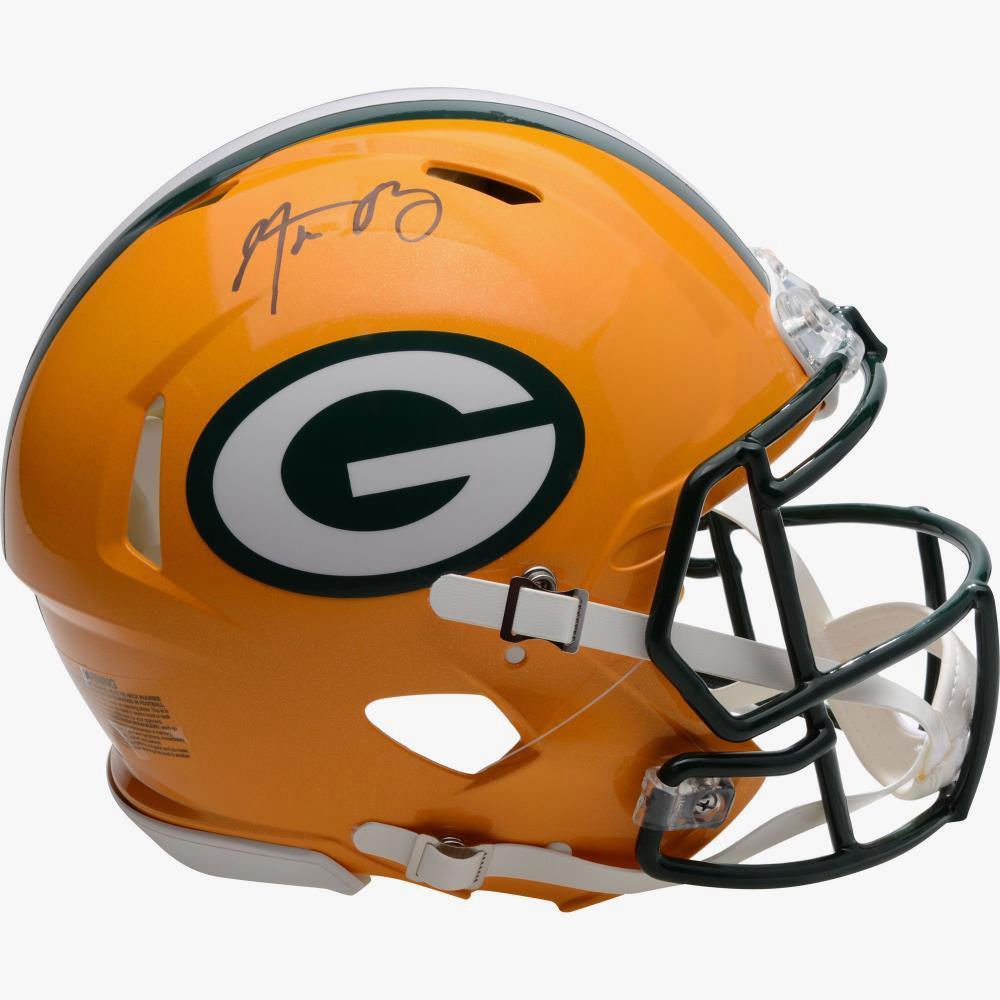 The Aaron Rodgers Autographed Football Helmet (Packers)