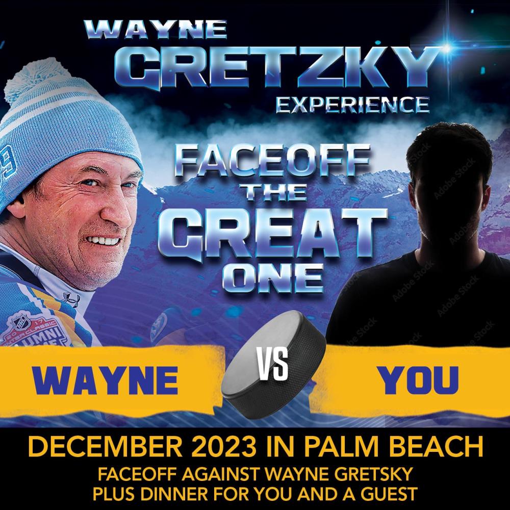 The Wayne Gretzky Face Off Experience