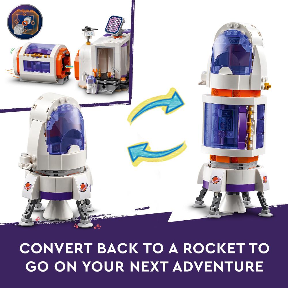 The LEGO Friends Mars Space Base and Rocket