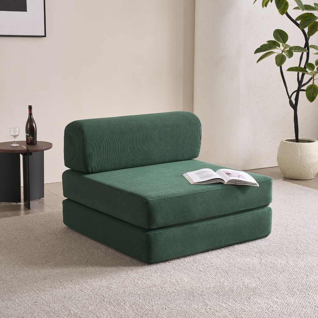 Belle Single Armless Seat - Corduroy