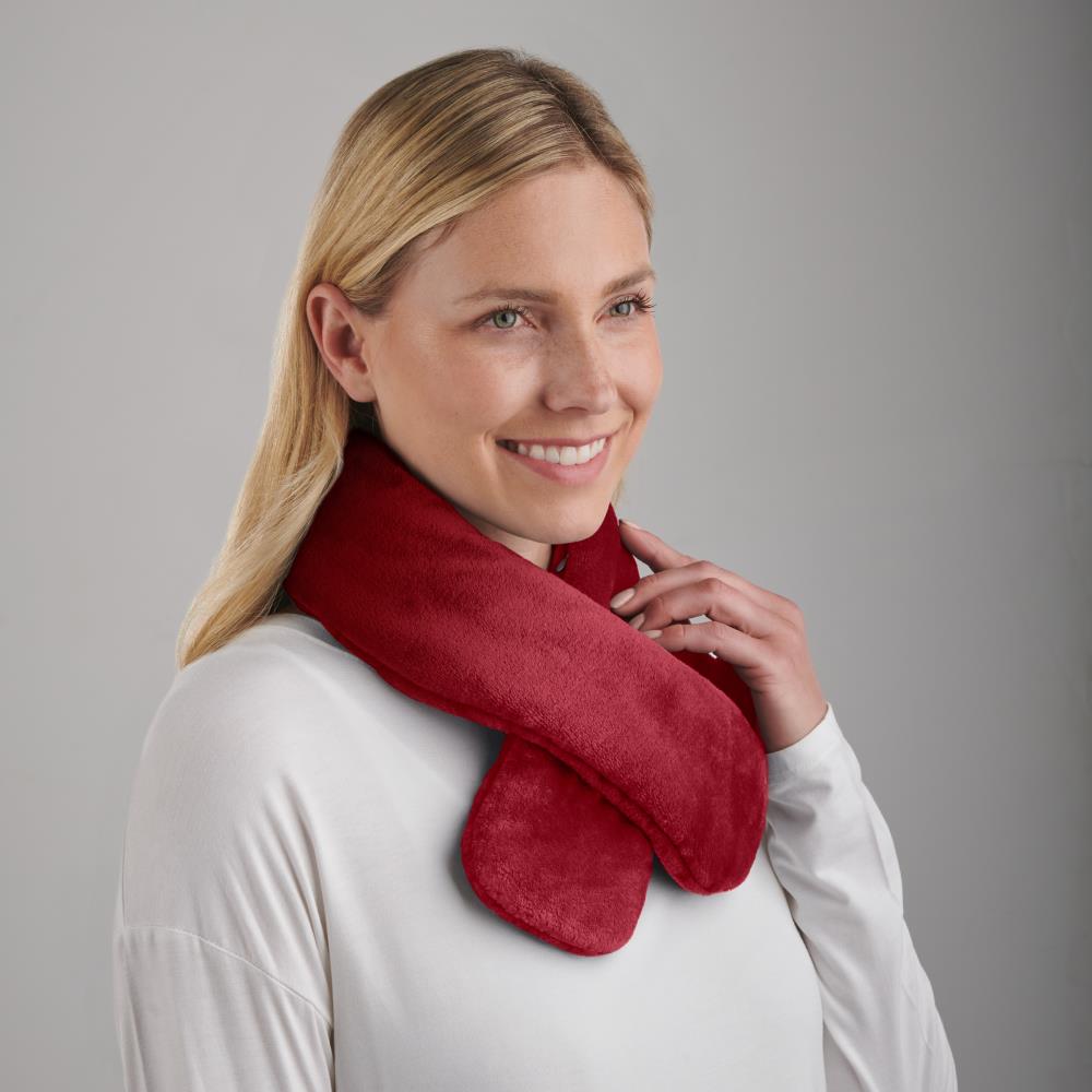 The Heated Microfleece Plush Scarf