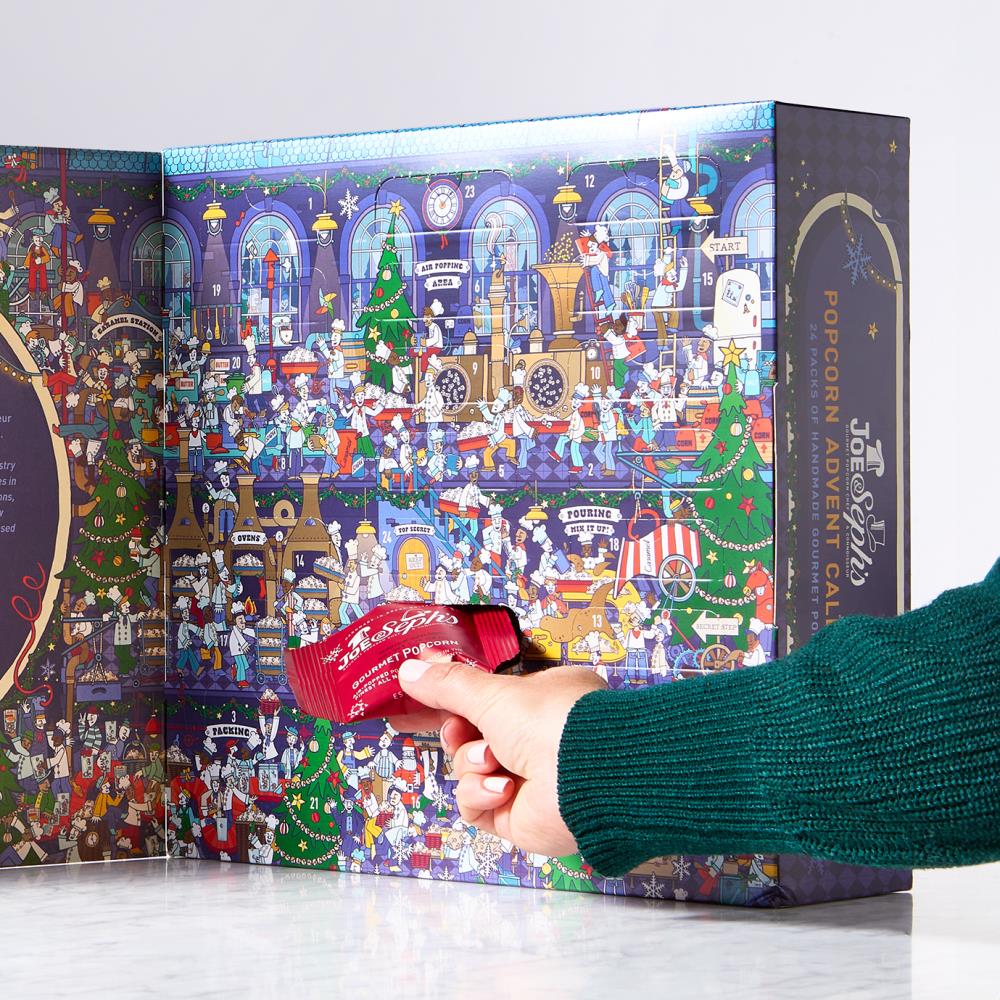 The Connoisseur's Candied Popcorn Advent Calendar