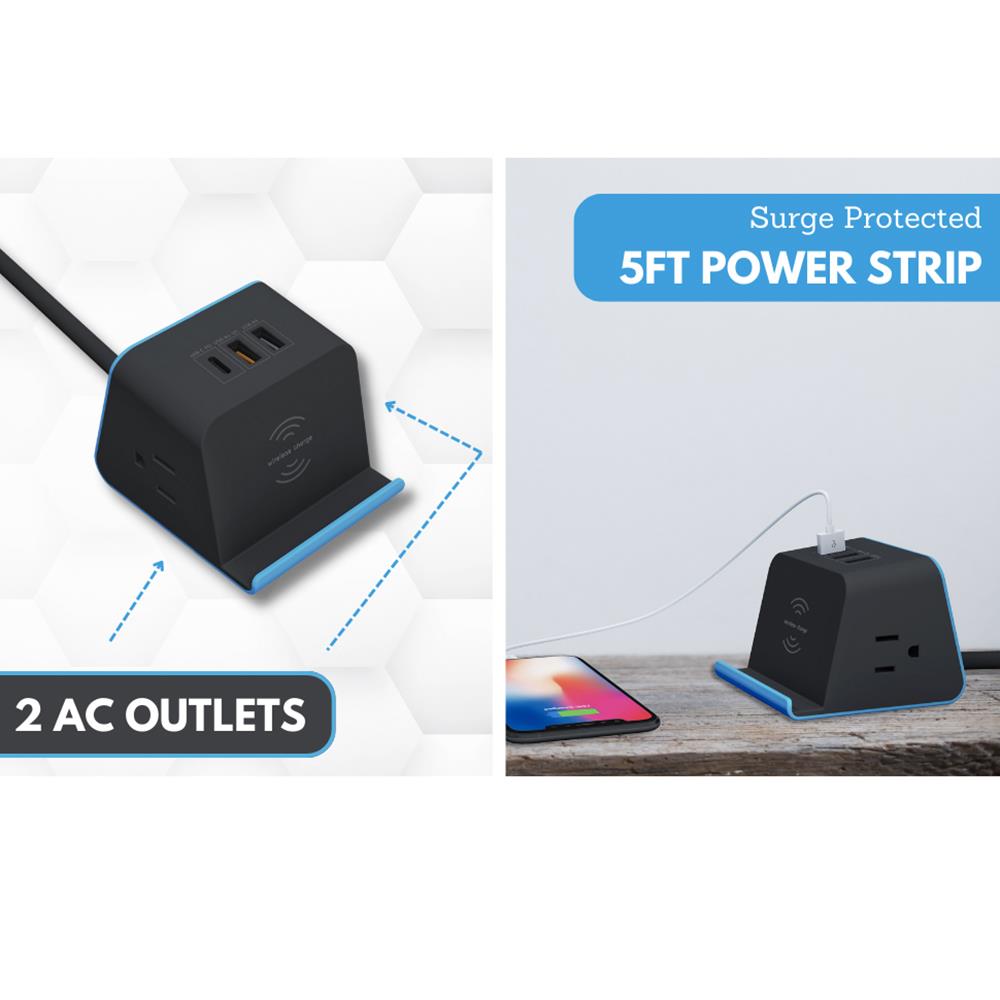 The Six Device Desktop Charging Cube