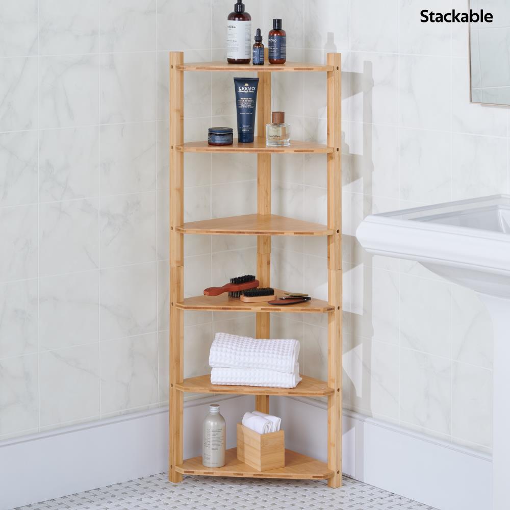 The Pedestal Sink Shelves