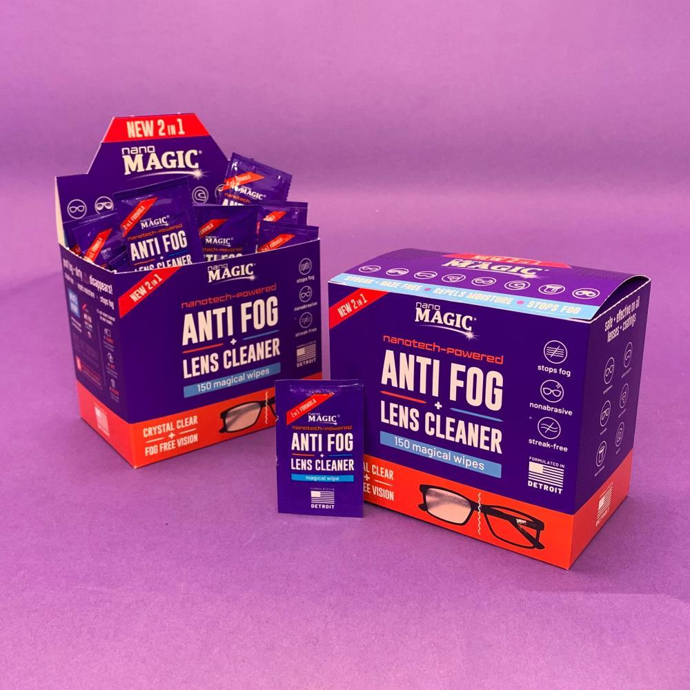 The Military Grade Anti Fog and Lens Cleaning Wipes