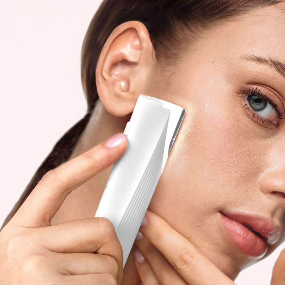 The LED Ultrasonic Dermaplaning Trimmer