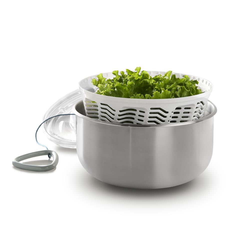 The Aquavent Stainless Steel Salad Spinner