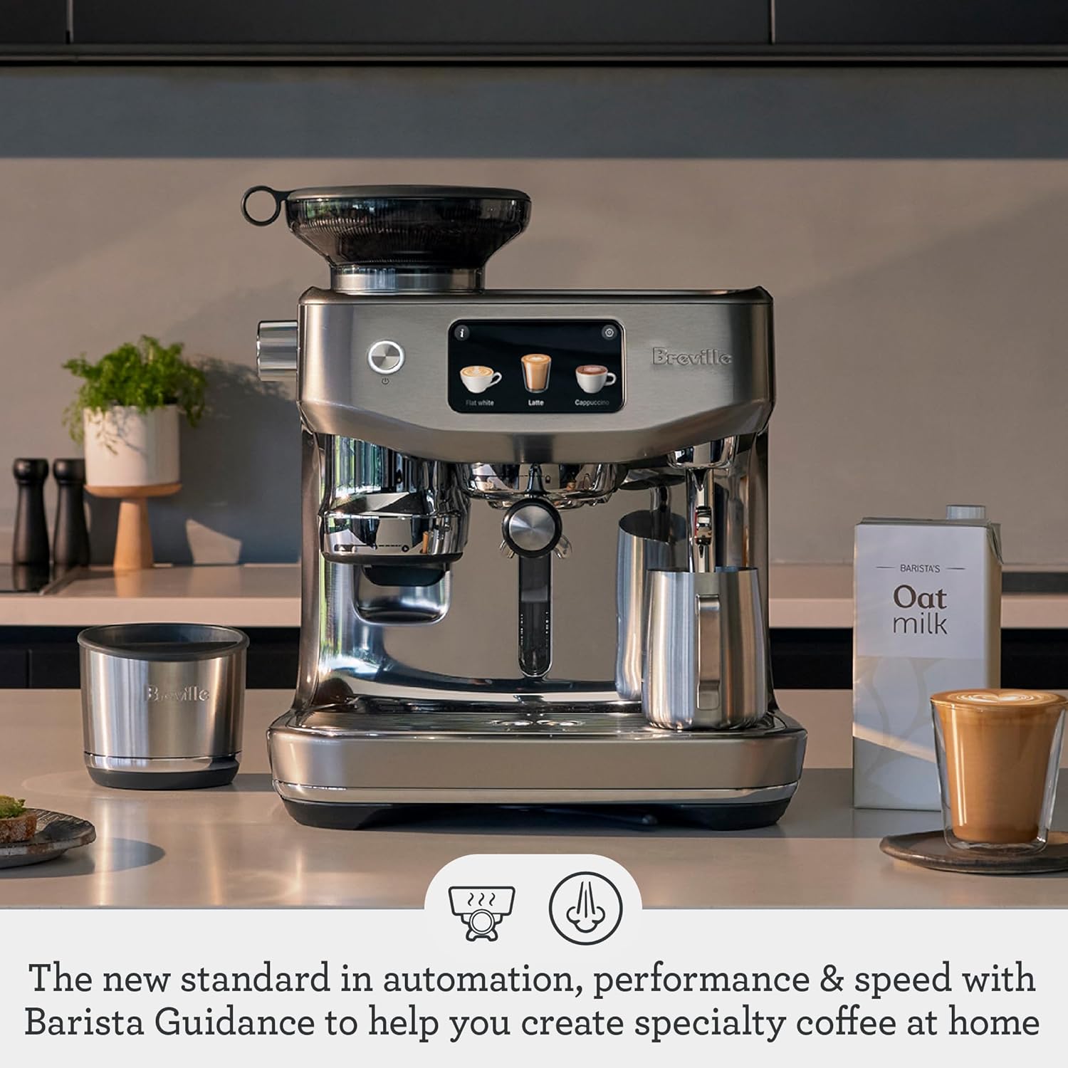 Breville Oracle Jet Espresso Machine. Brushed Stainless Steel