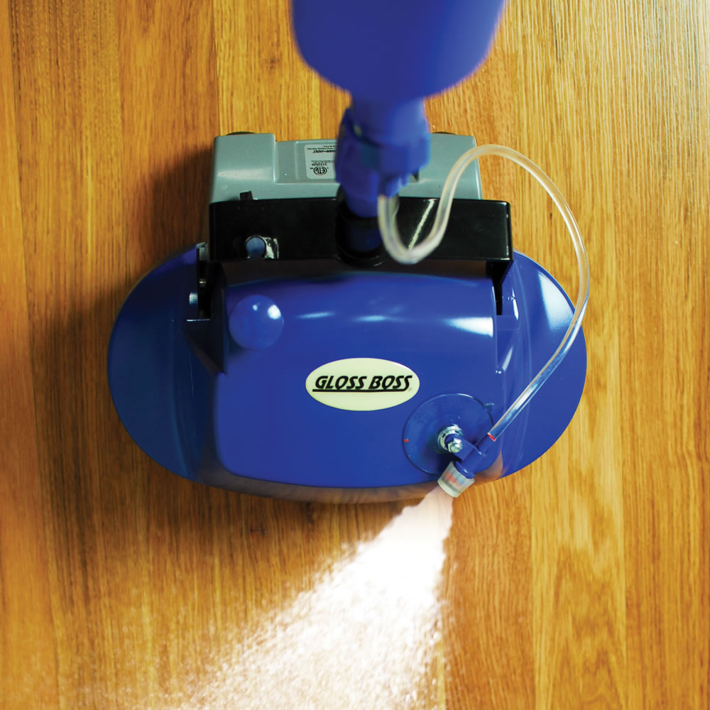 The Hard Floor Scrubber With Spray Applicator