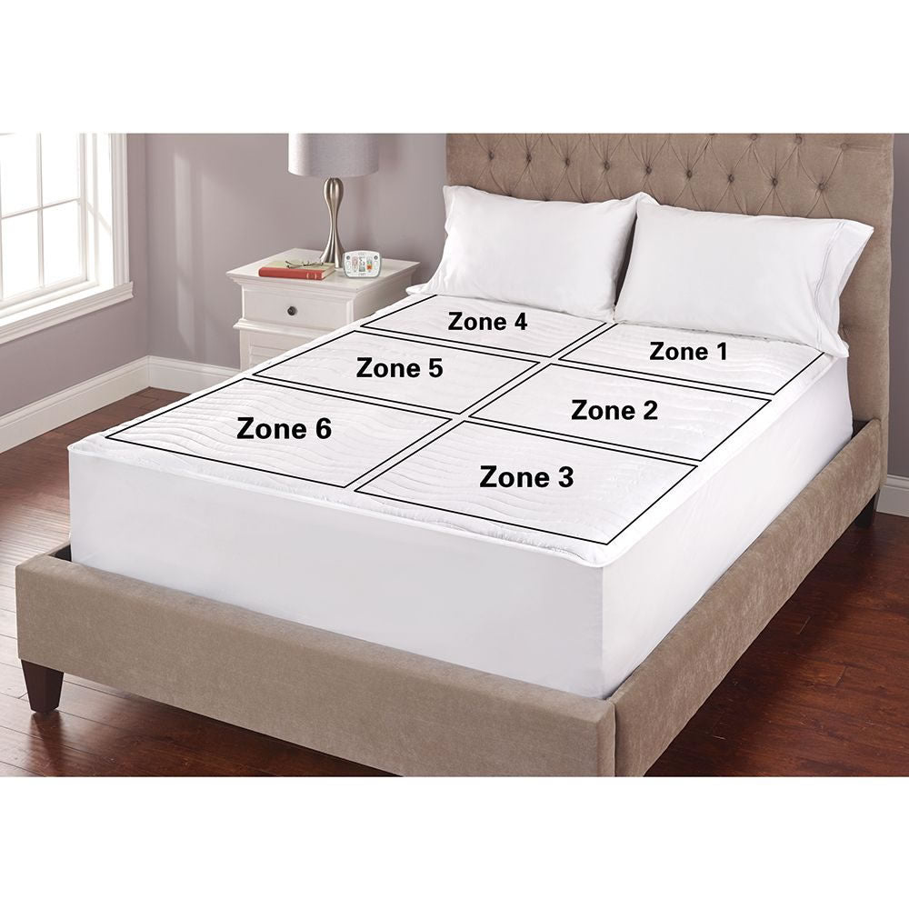 The Only Six Zone Heated Mattress Pad (Queen)