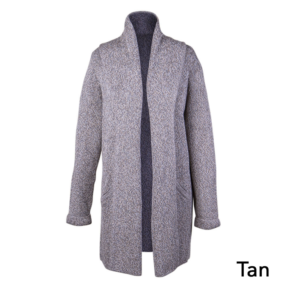 The Peruvian Sleek Shawl Collar Alpaca Topper