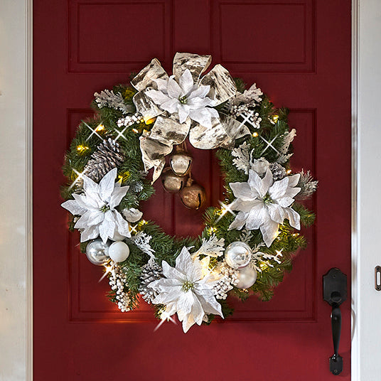 The Cordless Prelit Winter Forest Holiday Trim