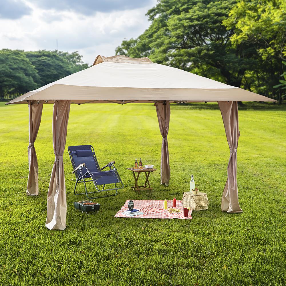 The Instant 12' Square Steel Frame Gazebo