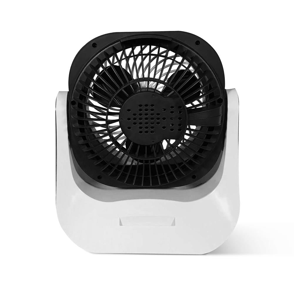 The Dual Oscillating Tabletop Air Circulator