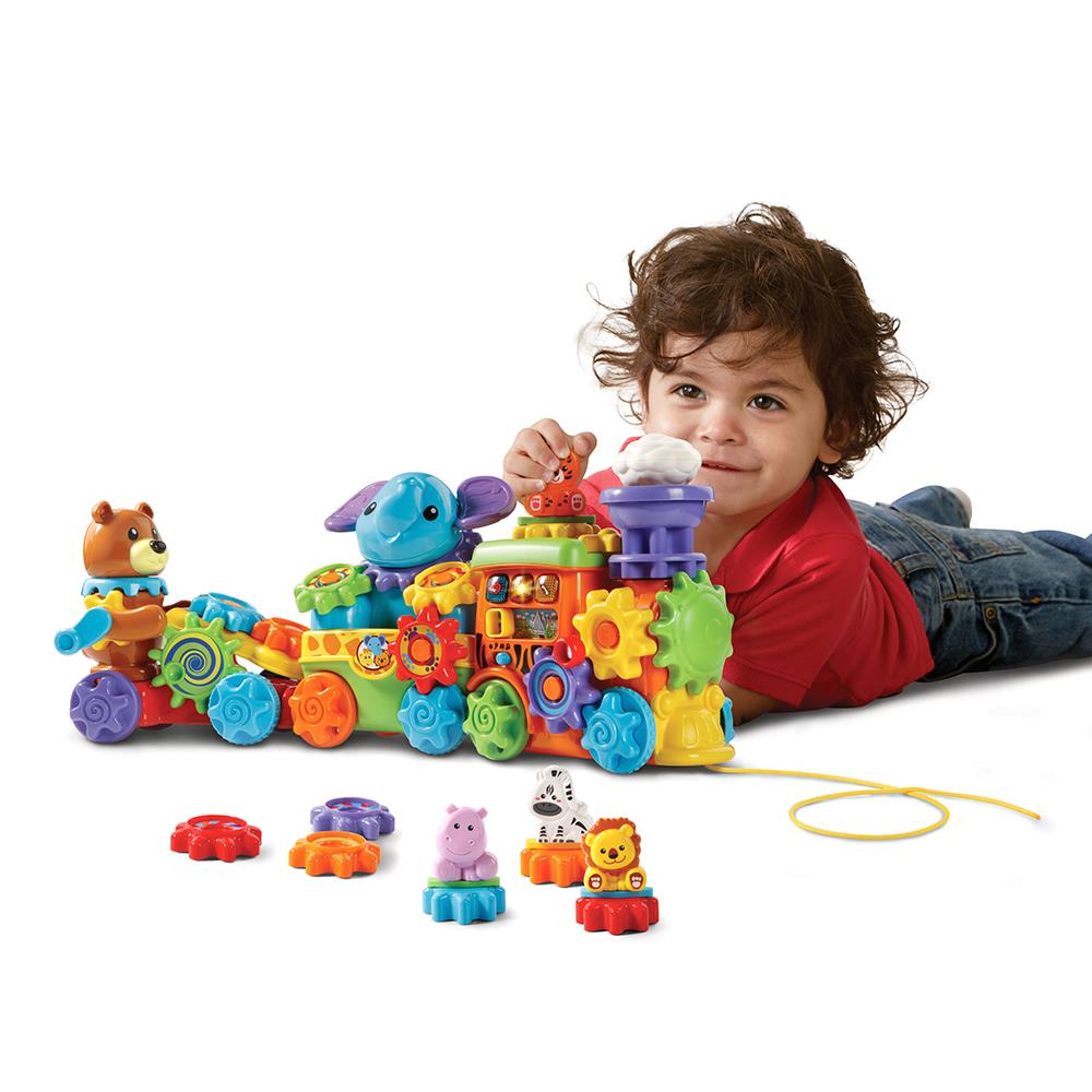 The Roll And Roar Animal Pull Train