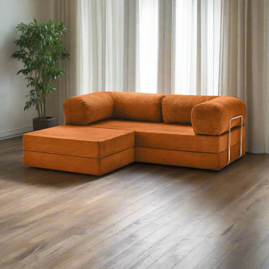 Belle Ottoman - Corduroy