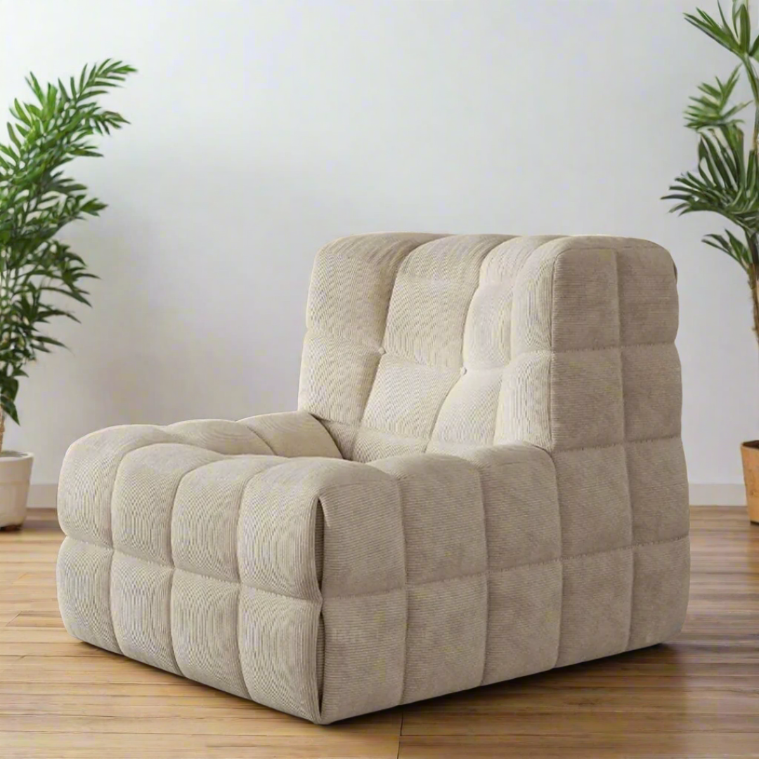 Dice Lounge Chair - Corduroy