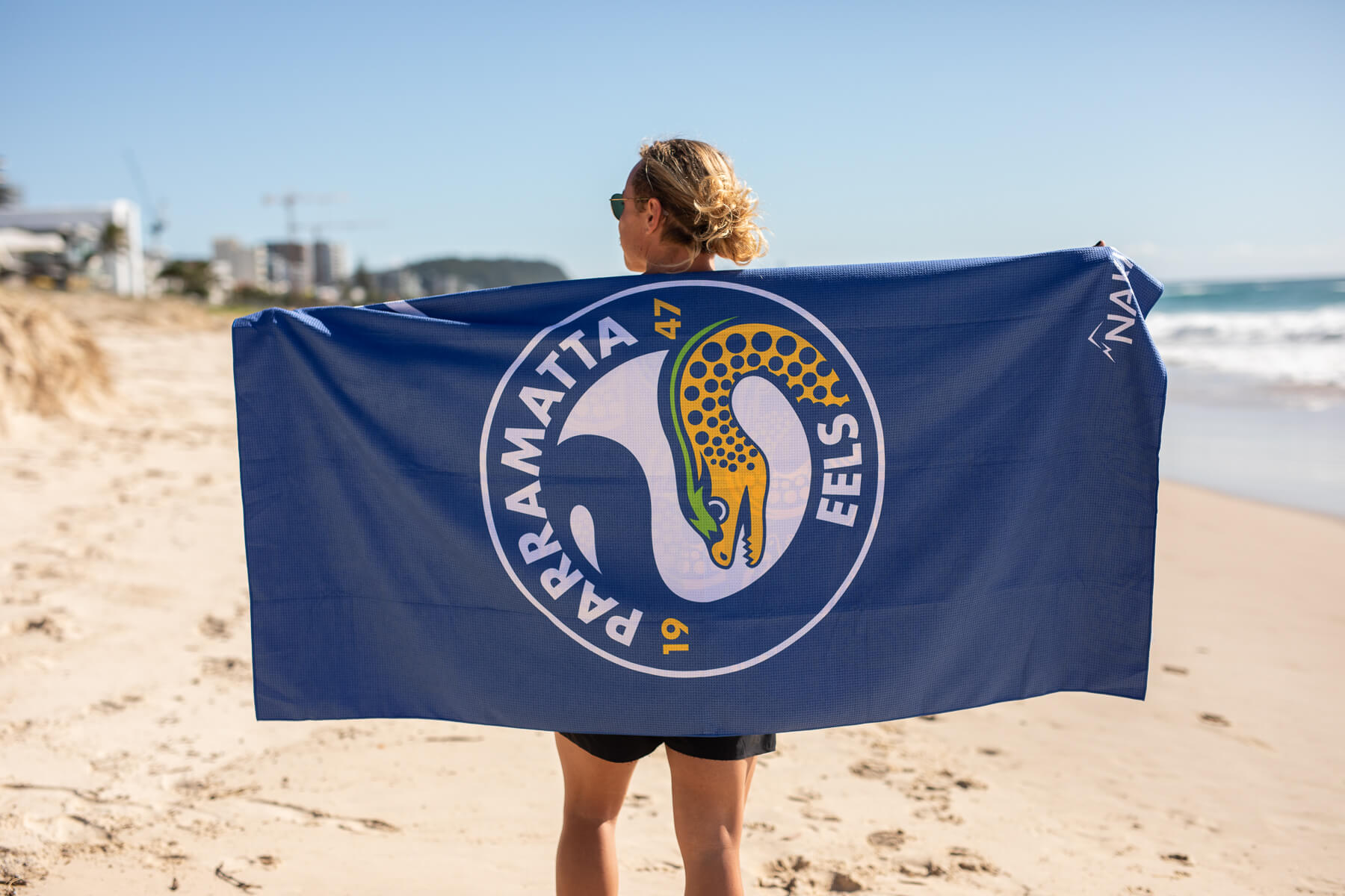 Eels - NRL Recycled Sand Free Beach Towel