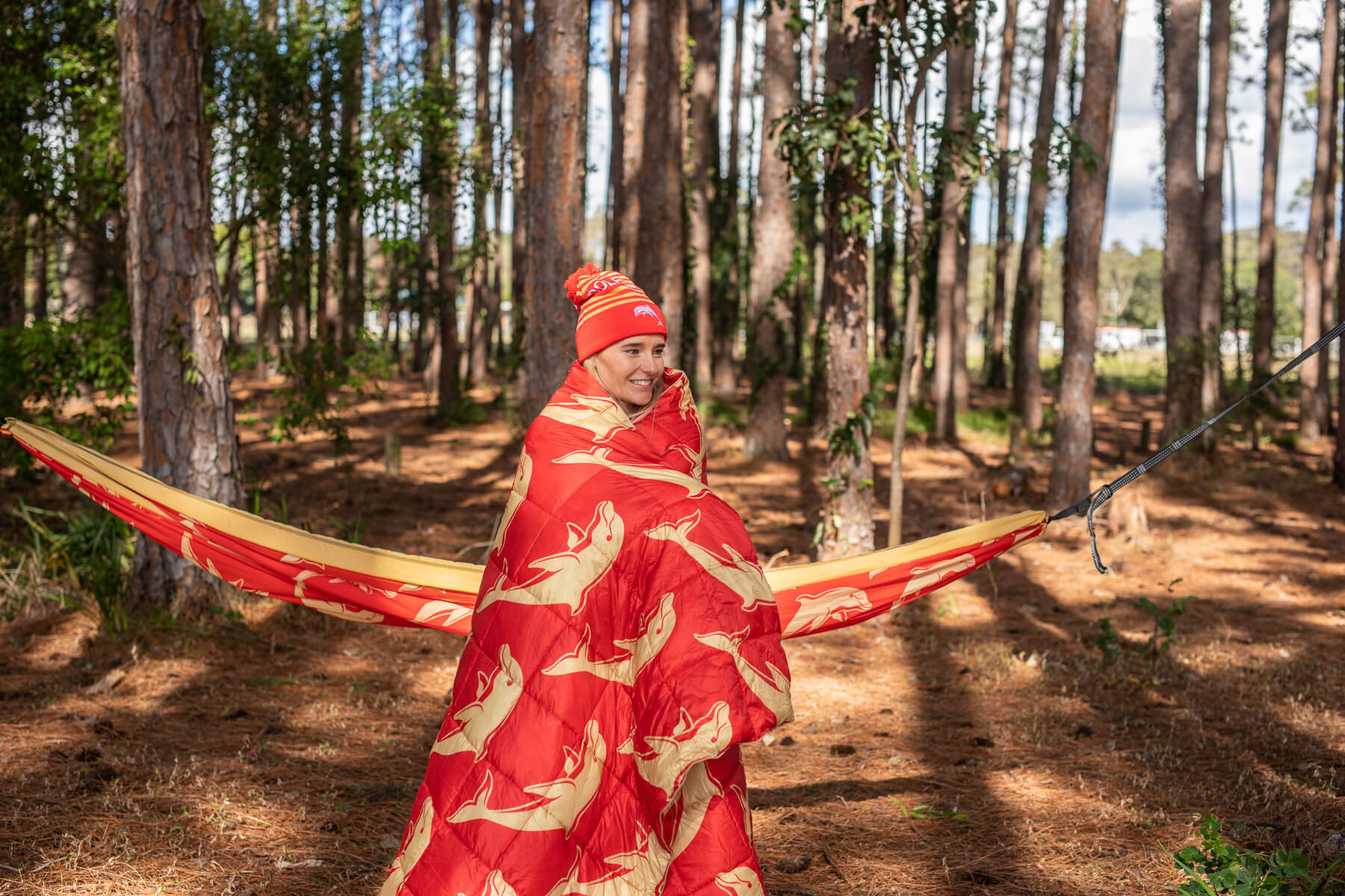 Dolphins - NRL Sustainable Down Puffy Blanket