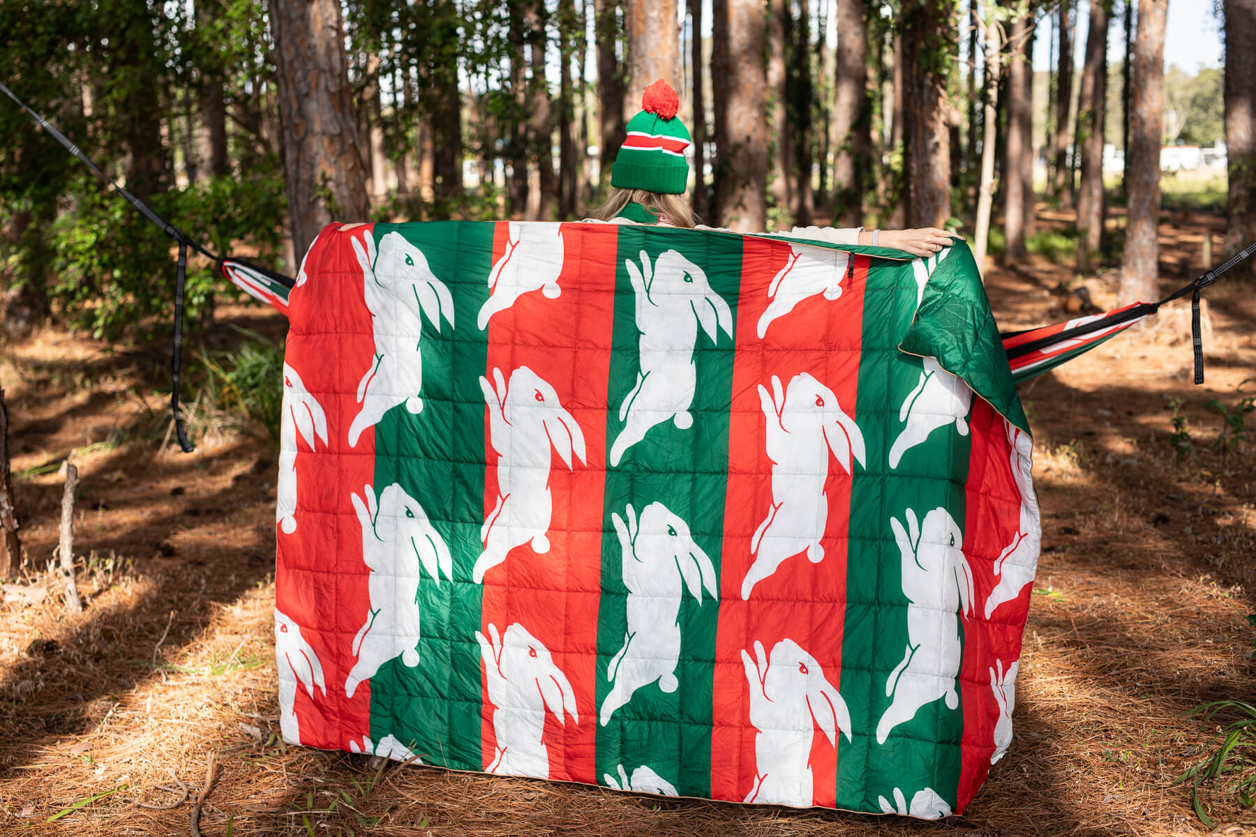 Rabbitohs - NRL Sustainable Down Puffy Blanket