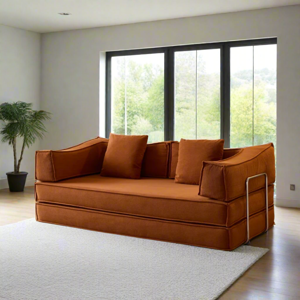 Orlo Convertible Sofa Bed - Corduroy
