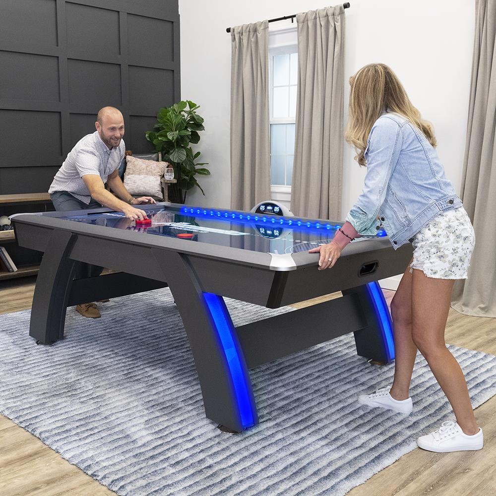 The Illuminated Air Hockey Table