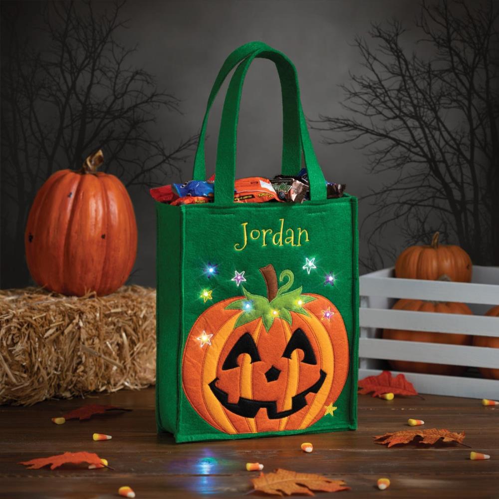 The Trick or Treater's Personalized Light Show Bag