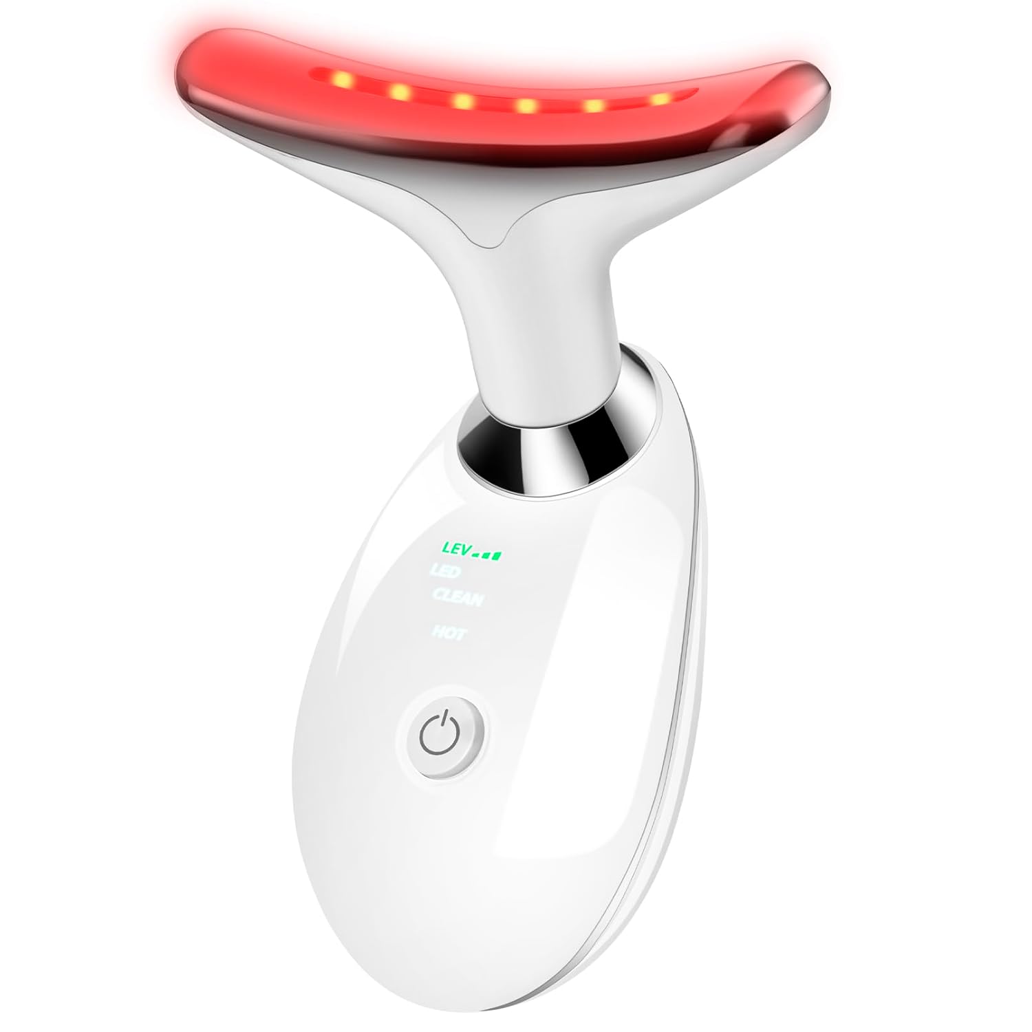 JURP Face and Neck Massager. 3 Color Led Face Neck Massager. Multifunctional Facial Skin Care Tool. Ideal for Home Skin Care