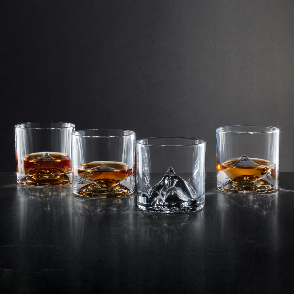 The Legendary Mountain Peak Whiskey Glasses