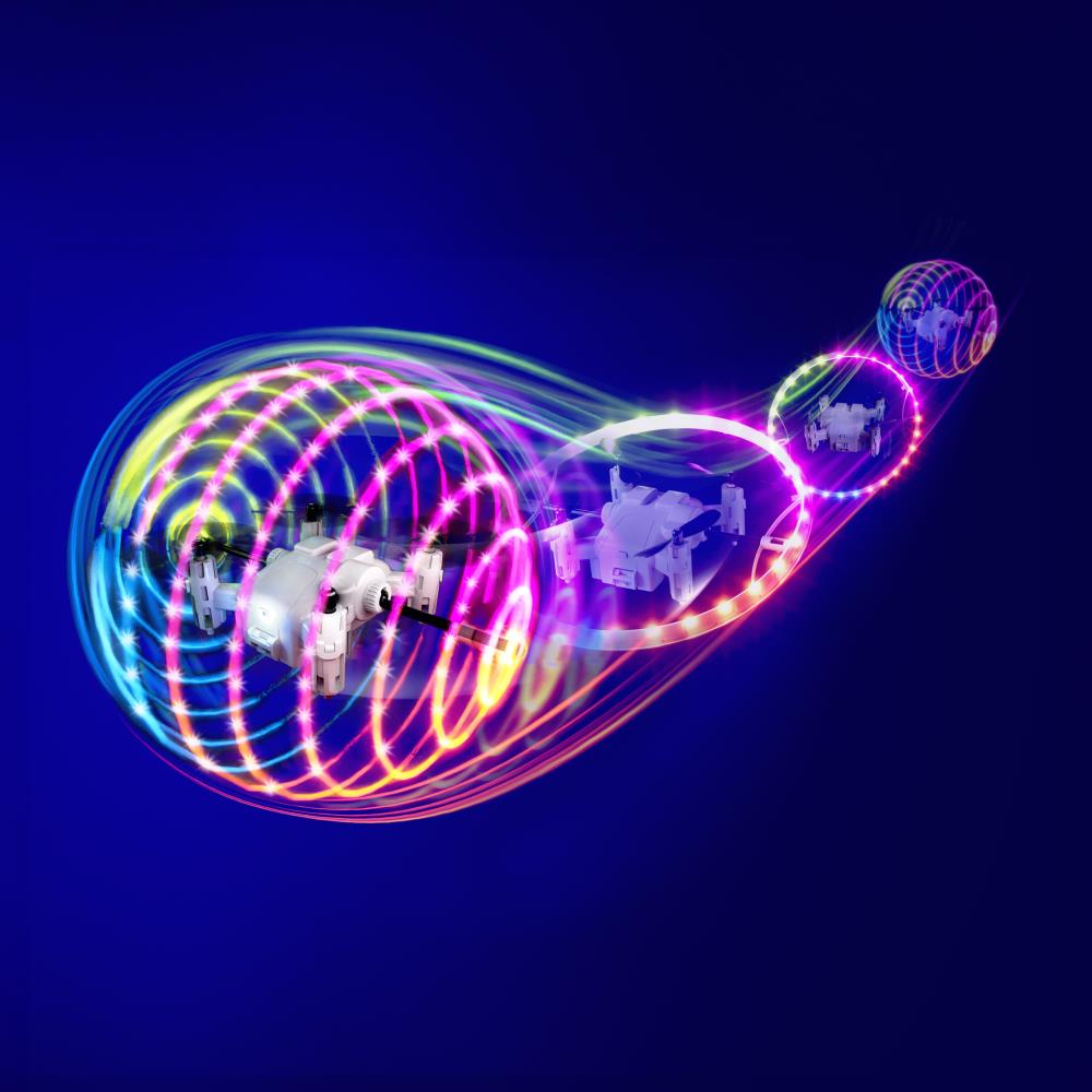The Rotating Light Show Ring Drone