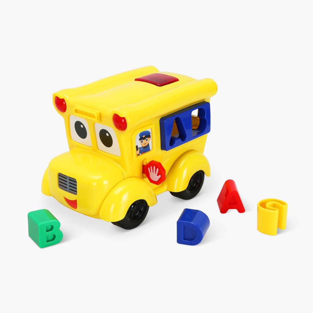 The Interactive Shape Sorting School Bus