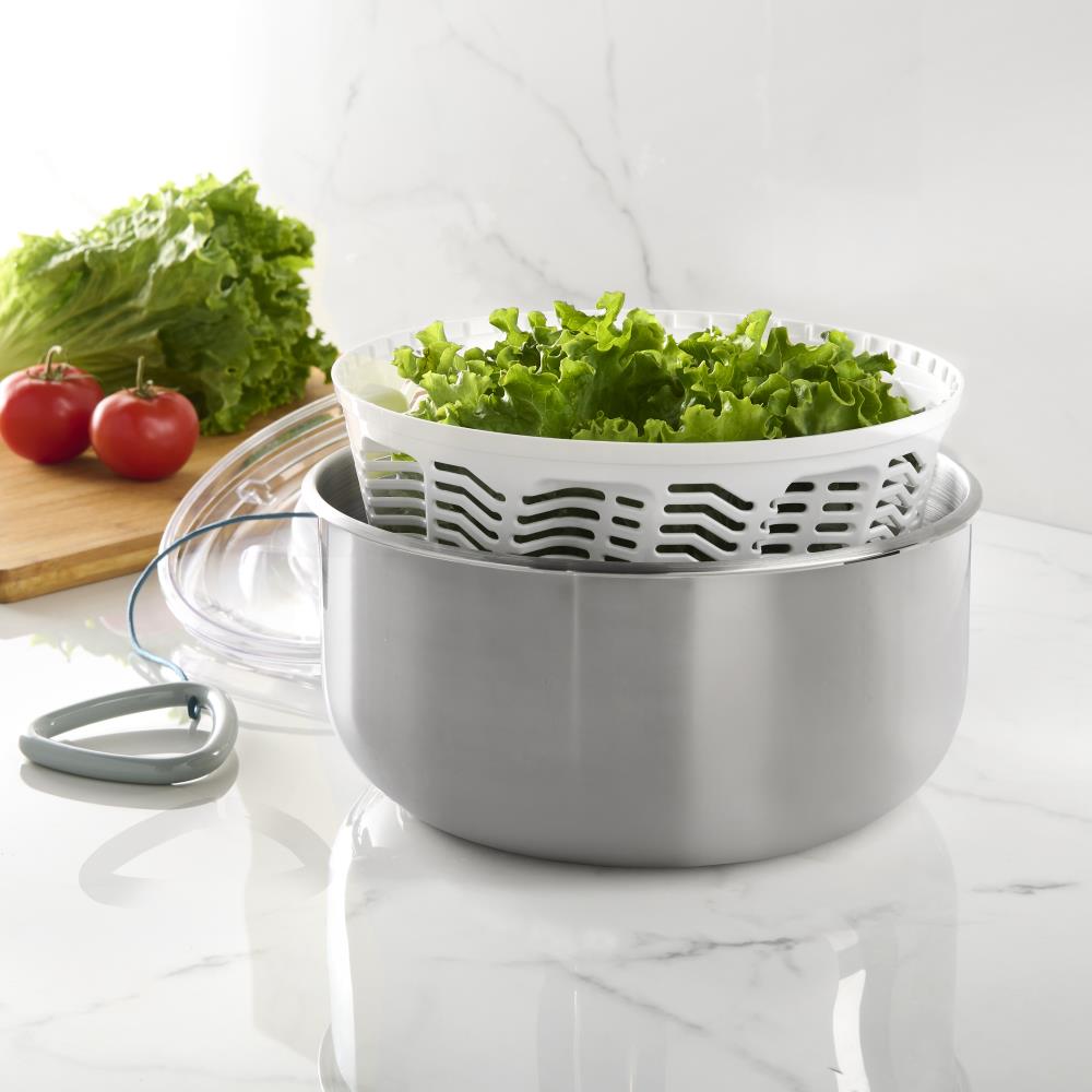 The Aquavent Stainless Steel Salad Spinner