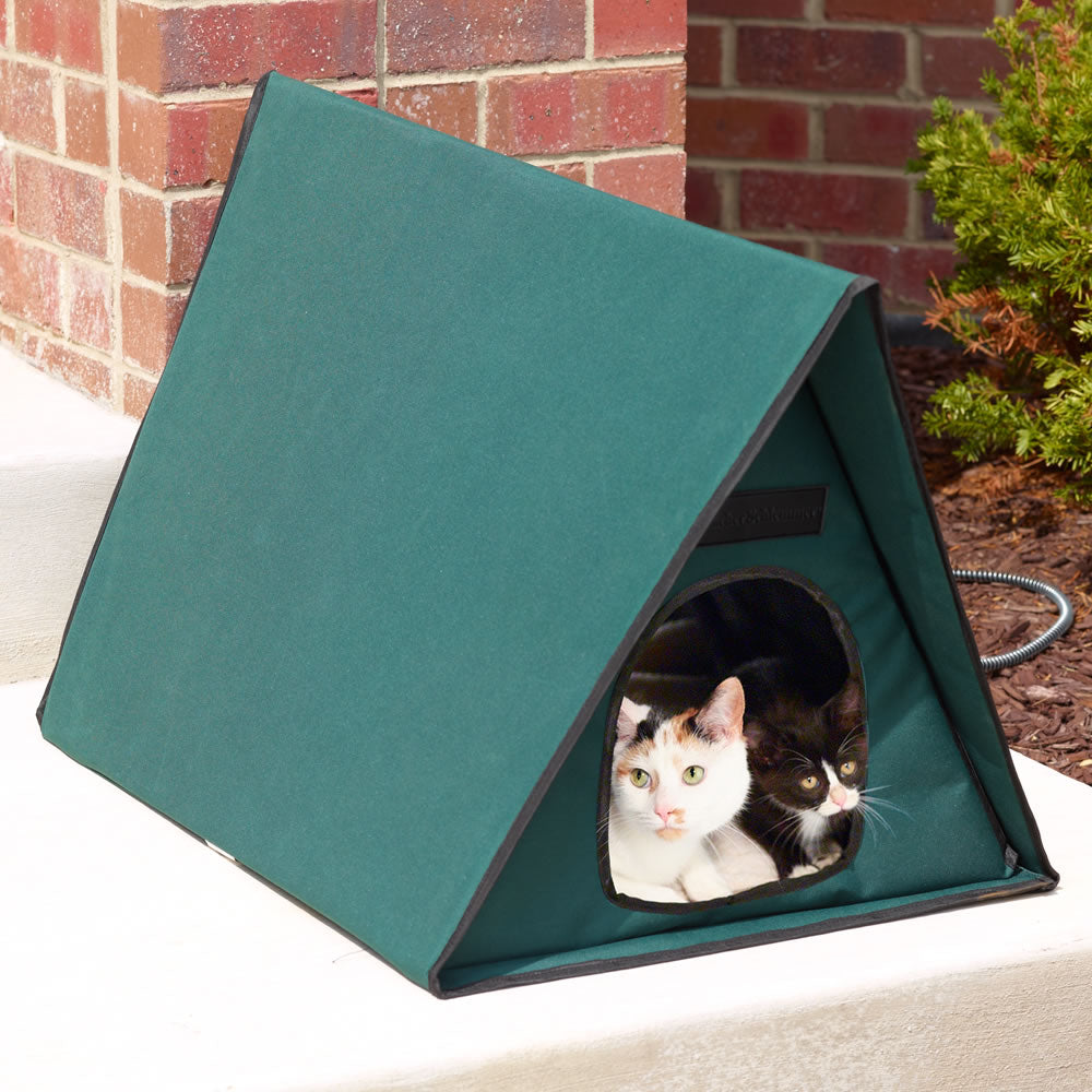 The Only Outdoor Heated Multi Cat Shelter R1