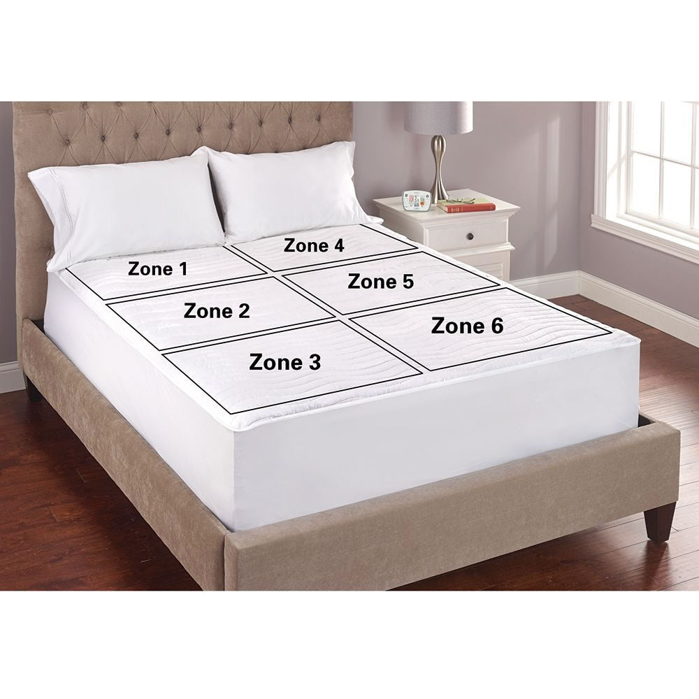 The Only Six Zone Heated Mattress Pad (Queen)