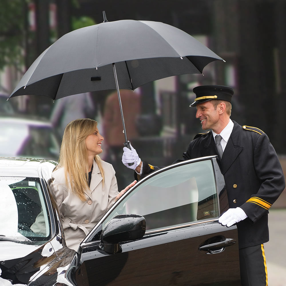 The Wind Defying Doorman's Umbrella