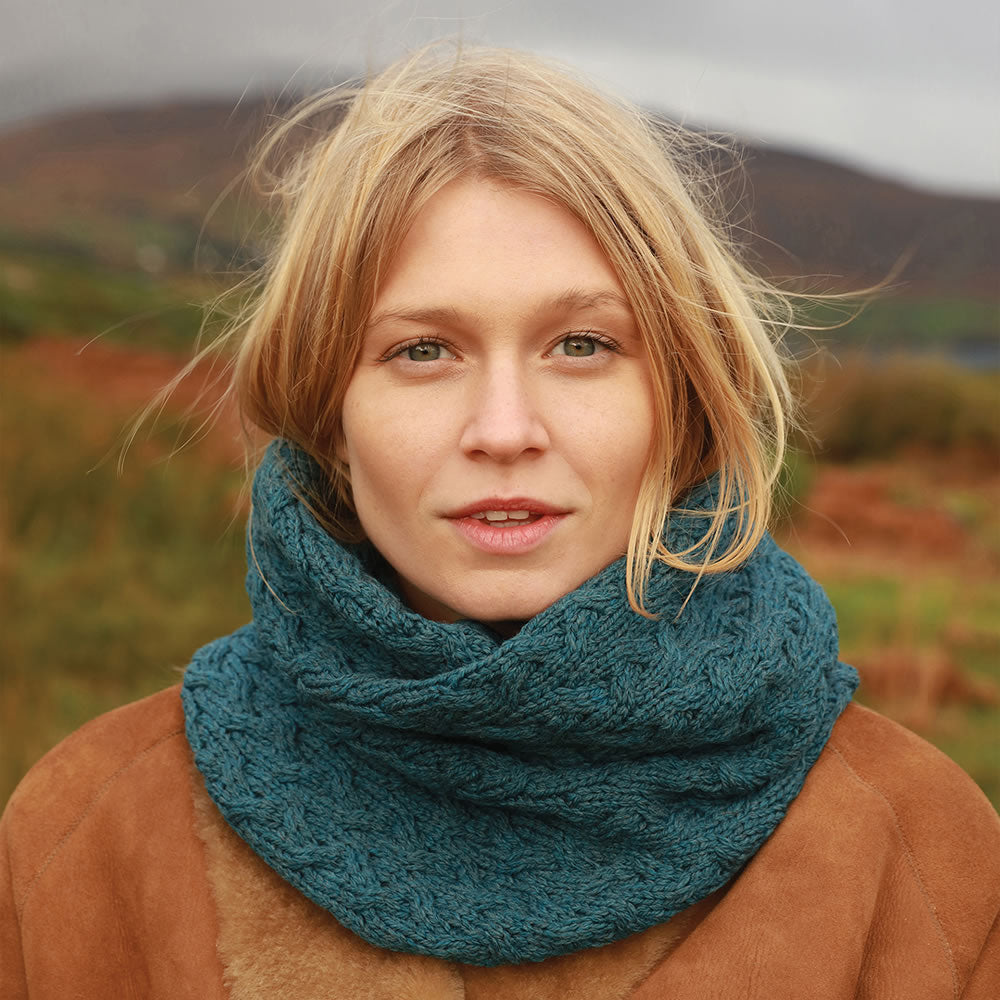 The Genuine Aran Isle Infinity Scarf