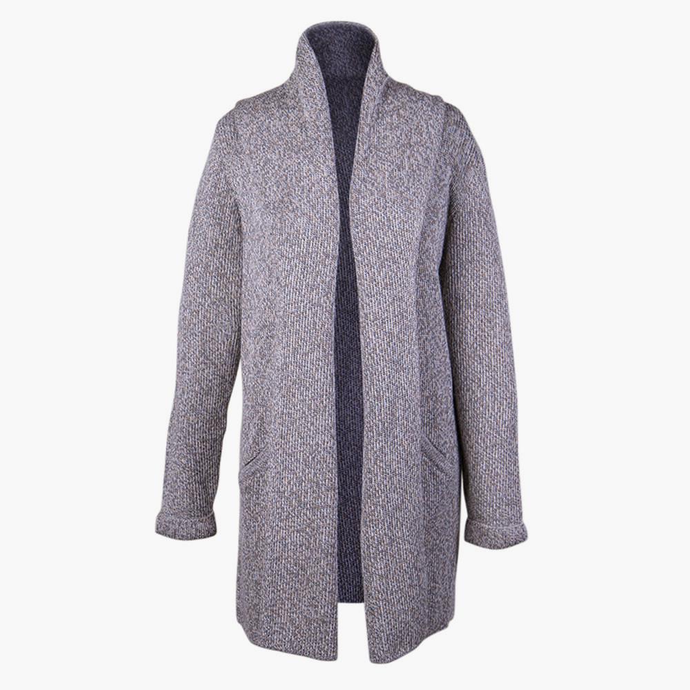 The Peruvian Sleek Shawl Collar Alpaca Topper