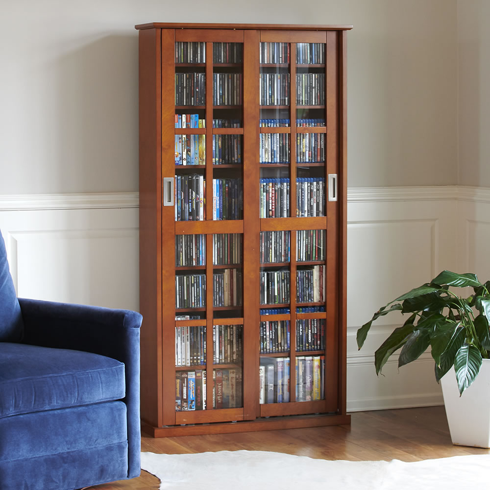 The Aficionado's Sliding Door 666 CD/300 DVD Library