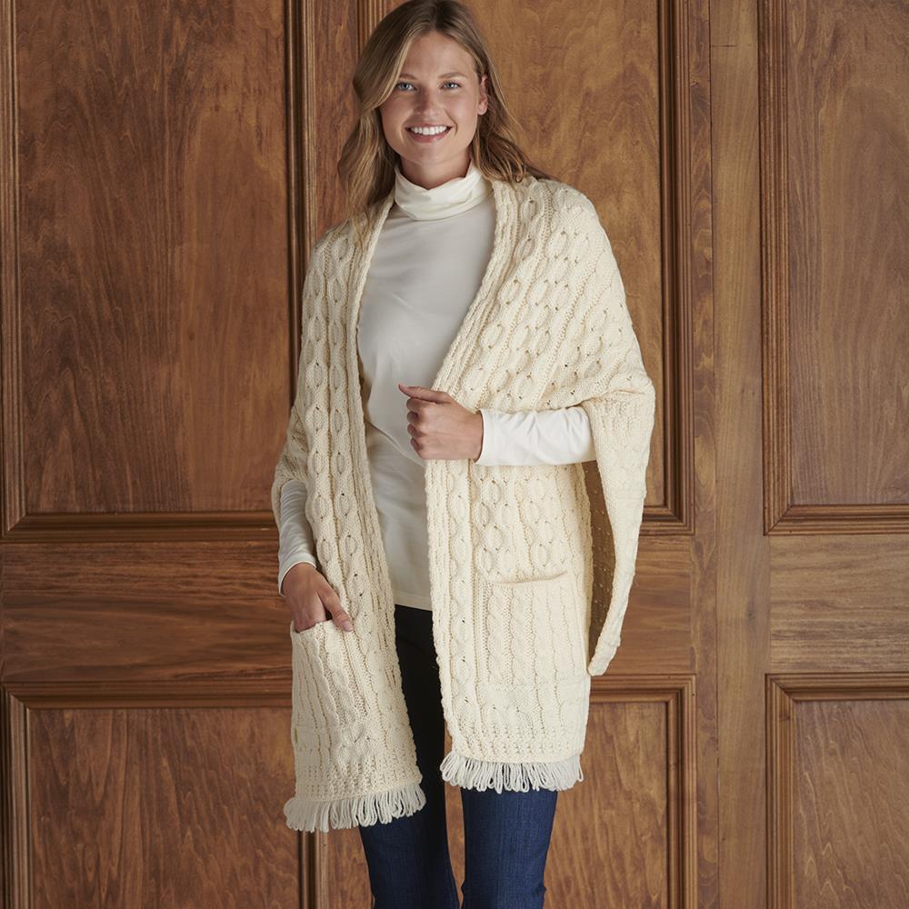 The Genuine Aran Reading Shawl