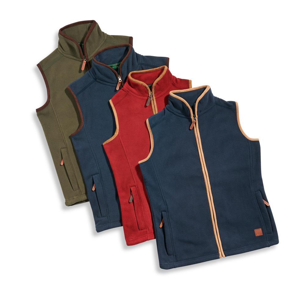 The Lady's Oxford Trimmed Fleece Vest