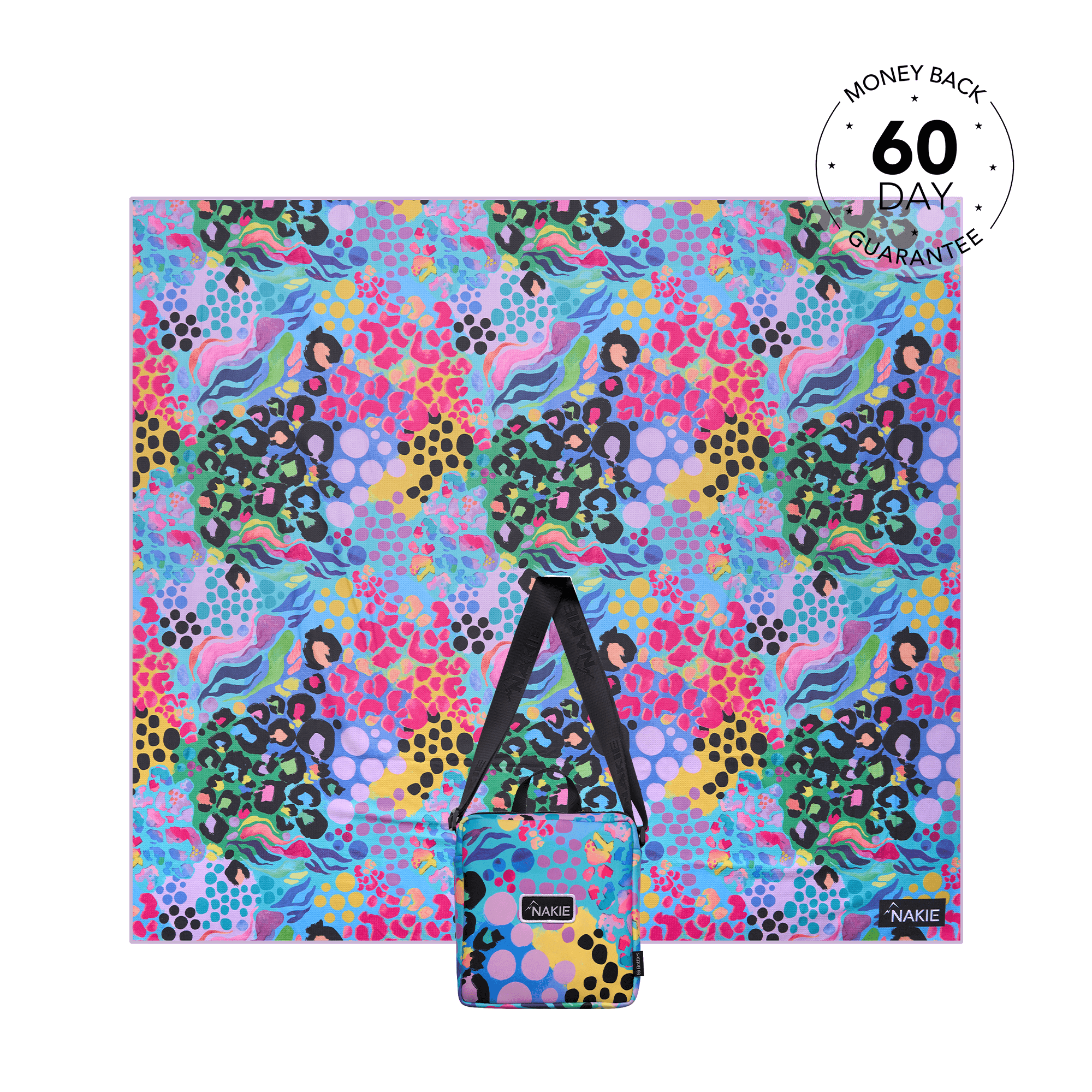 XL Kasey Rainbow - Recycled Sand Free Beach Towel Double